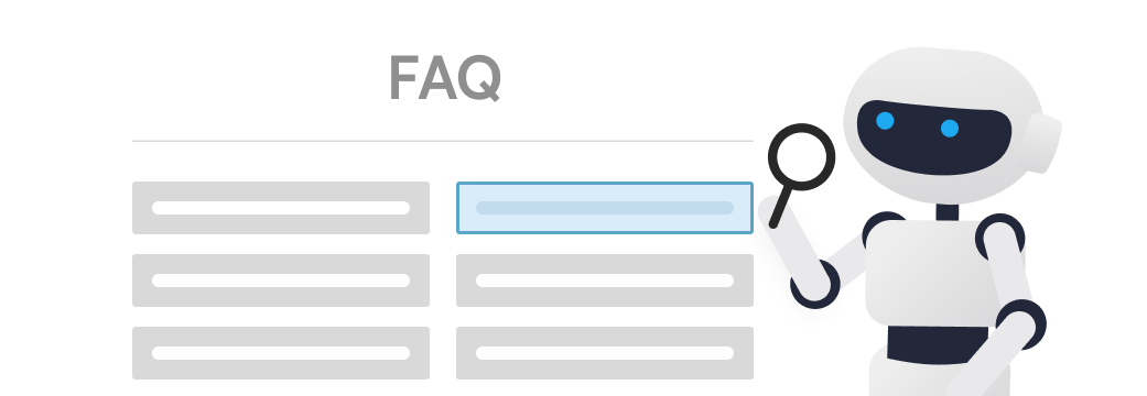 PKSHA ChatAgent（パークシャ チャットエージェント）のAIエージェントが、膨大なFAQから適切な情報を取得しているイメージ。