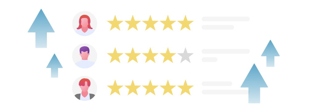 PKSHA ChatAgent（パークシャ チャットエージェント）のAIエージェントがあることで、顧客体験や顧客満足度が向上しているイメージ。
